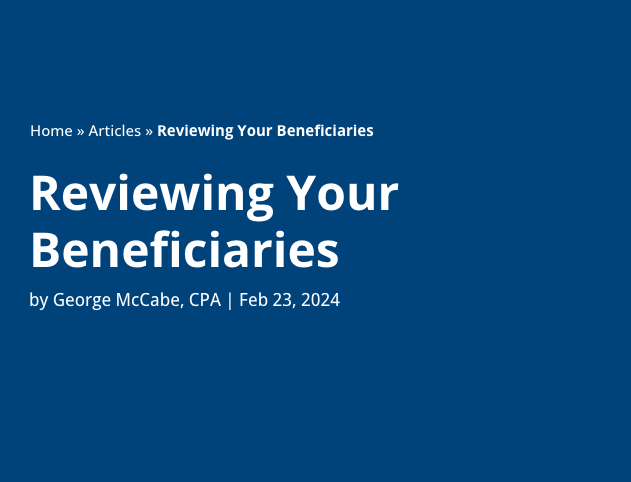 Reviewing Your Beneficiaries Thumbnail