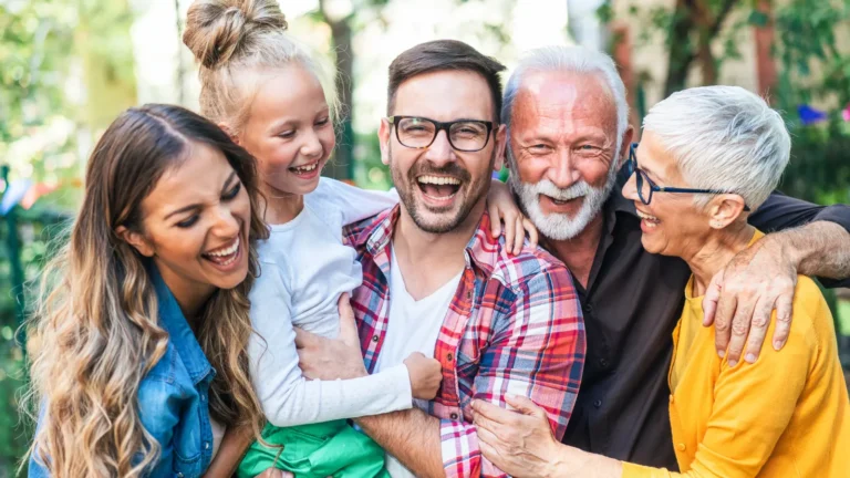 multi-generation family portrait