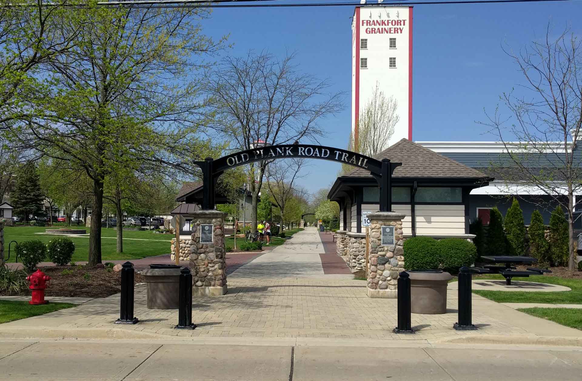 Old Plank Road Trail in Frankfort, Illinois